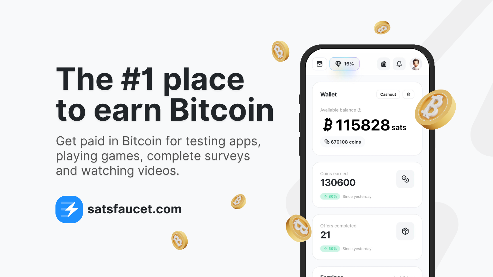 Create an account | SatsFaucet